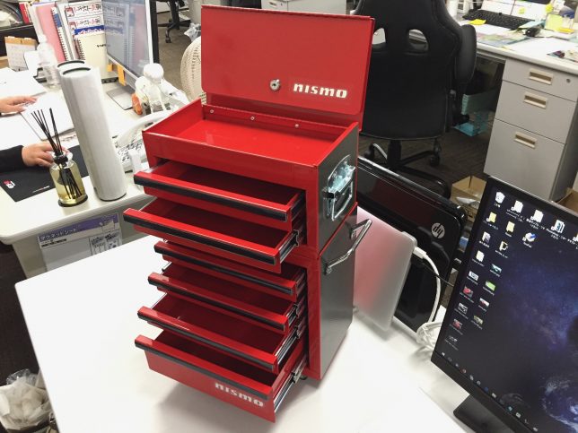 NISMO ミニツールキャビネット&NISMO ミニツールチェスト連結