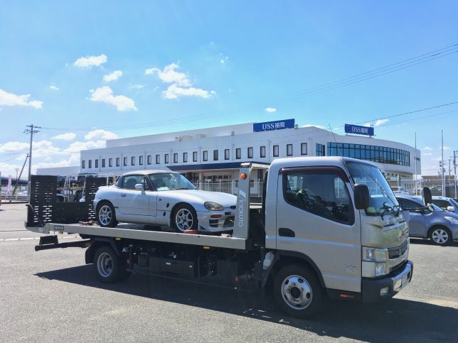 積載車 カプチーノ引取