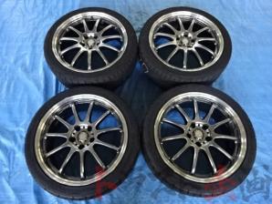 ワークエモーション 11R 18インチ 7.5J+47 5H PCD114.3 バリ山 ニットー